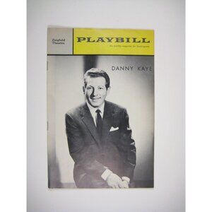 Danny Kaye Playbill Vintage 1963 Ziegfeld Theatre Senor Wences Dunhills Mann